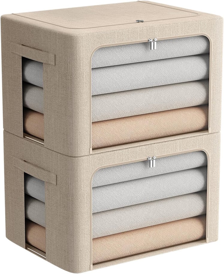 FHSQX Clothing Storage Bins (2-Pack)