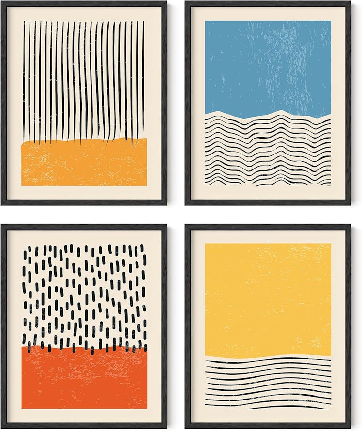 HAUS AND HUES Unframed Abstract Prints (4-Pack)