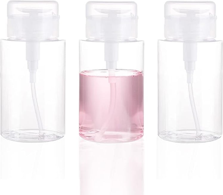 DNSEN Pump Dispenser Container Bottles (3-Pack)