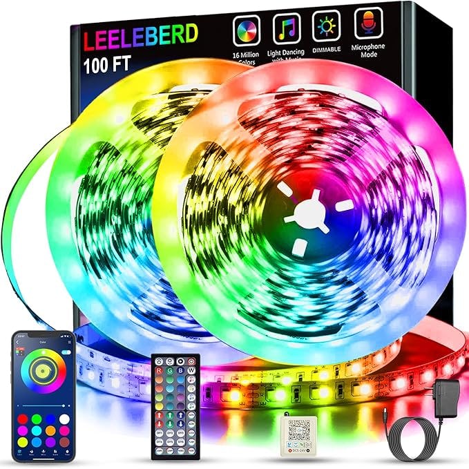Leeleberd Color Changing Led Strip Lights