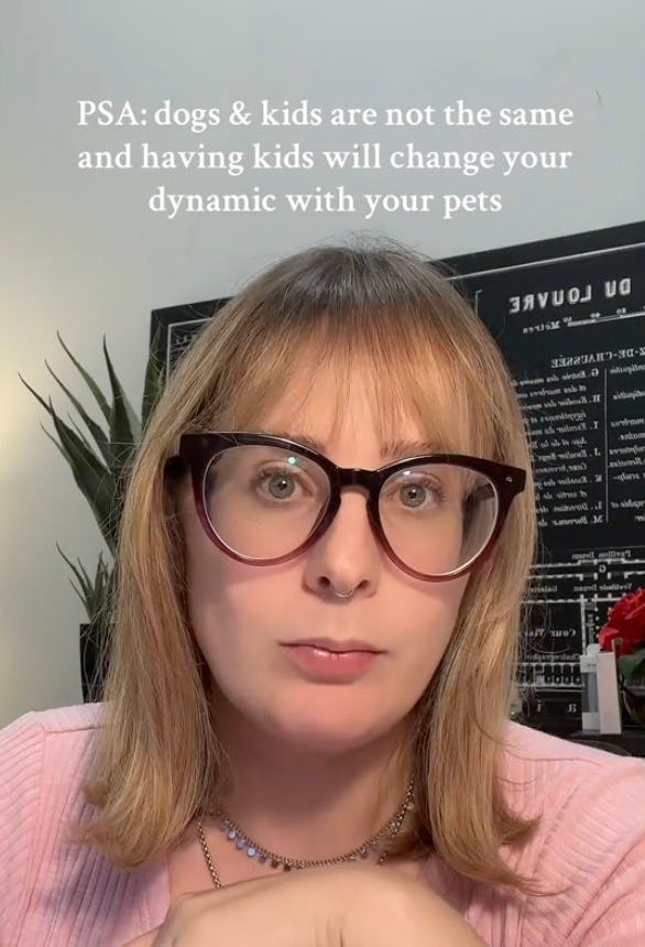 Mom Keeps It Real, Says Raising Dogs & Kids Are *Not* The Same