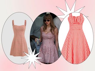 You can shop for dupes of Taylor Swift's red gingham U.S. Open dress.