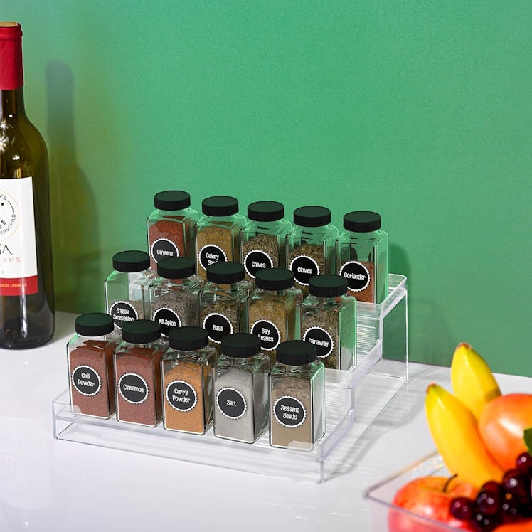 SUOXING Spice Rack Organizer for Cabinet