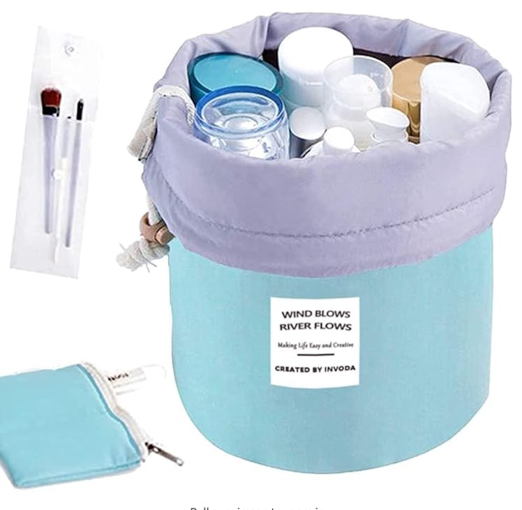 INVODA Barrel Cosmetic Bag