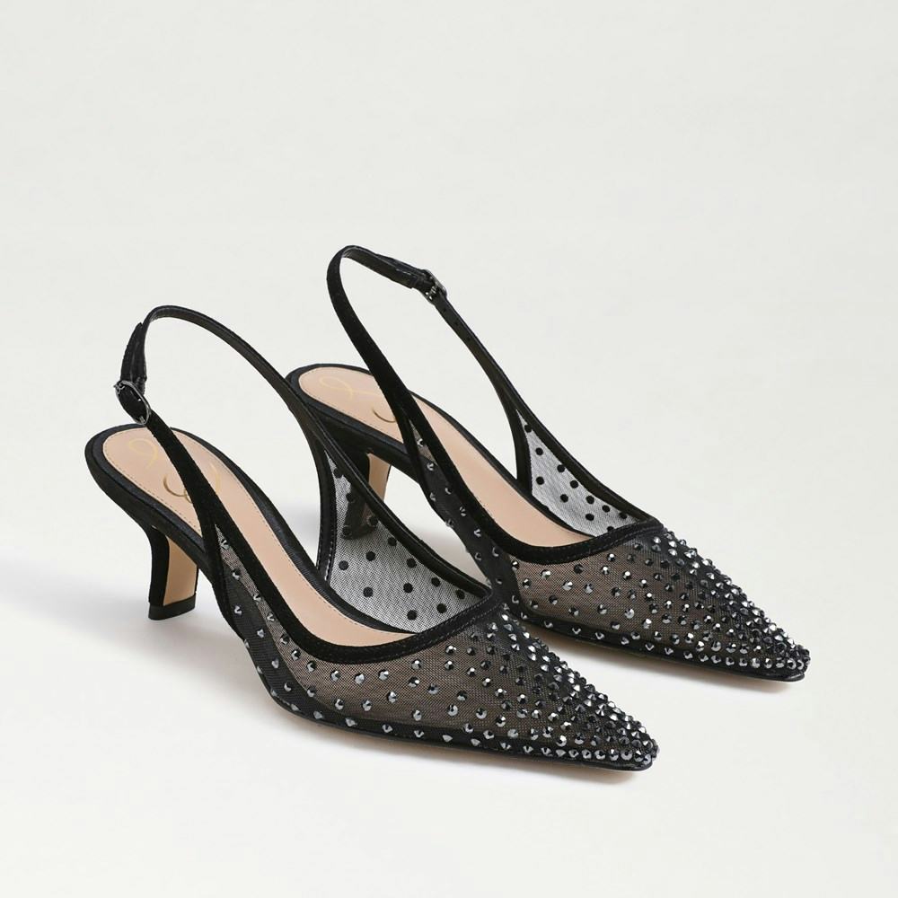Bianka Mesh Slingback Heel