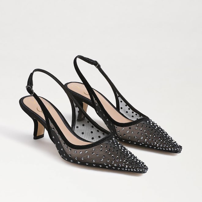 Bianka Mesh Slingback Heel