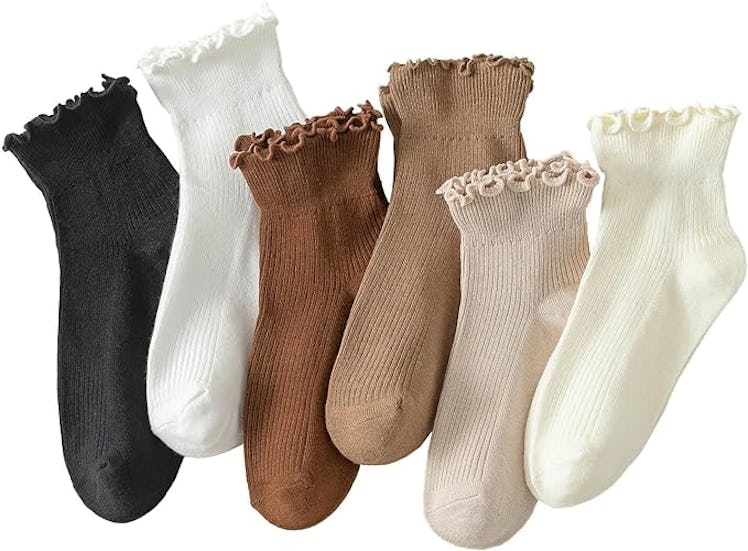 Hstyle Mini Crew Trouser Socks (6-Pack)