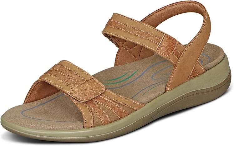 Orthofeet Orthopedic Leather Adjustable Paloma Sandals