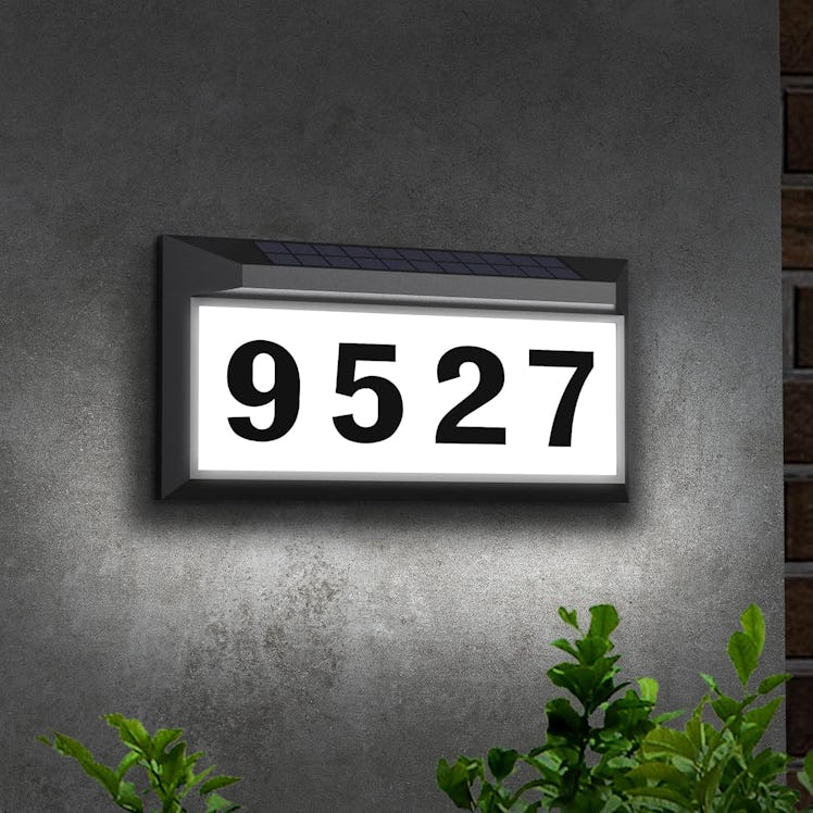 Eyrosa Lighted Address Plaque