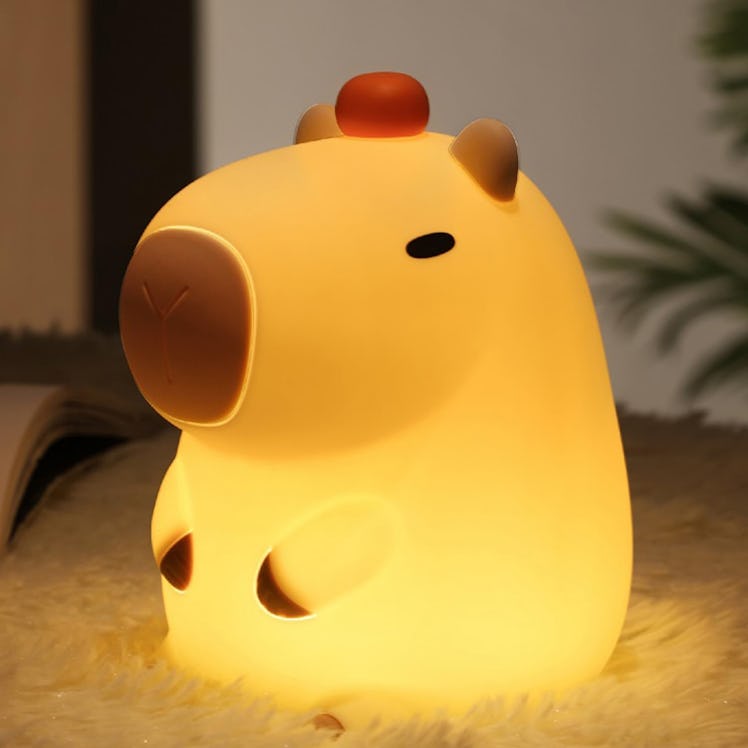 FAMIDUO Tangerine Capybara Lamp