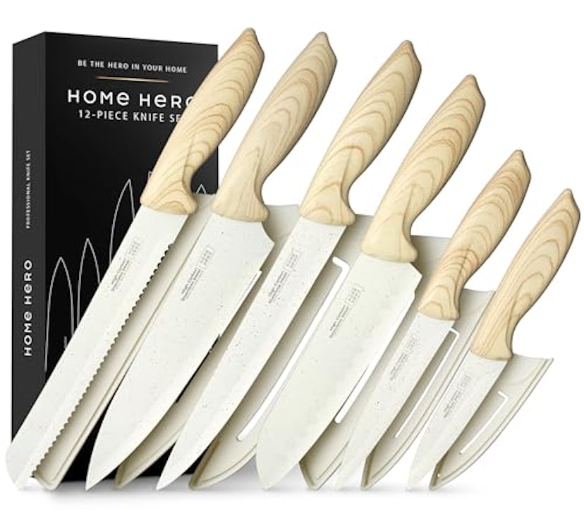 Home Hero Kitchen Knife Set (12-Pack)