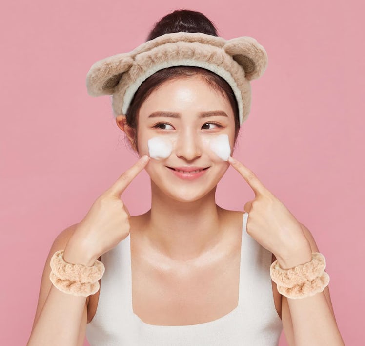 Canitor Face Wash Headband with Wrist Towels