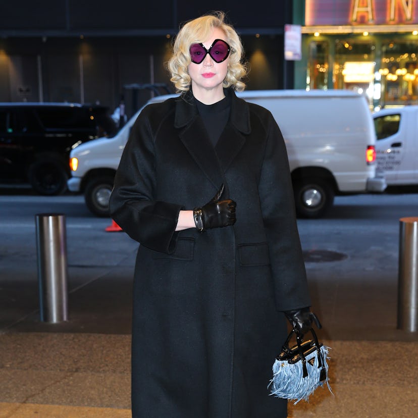 Gwendoline Christie in New York City, January 14, 2025.