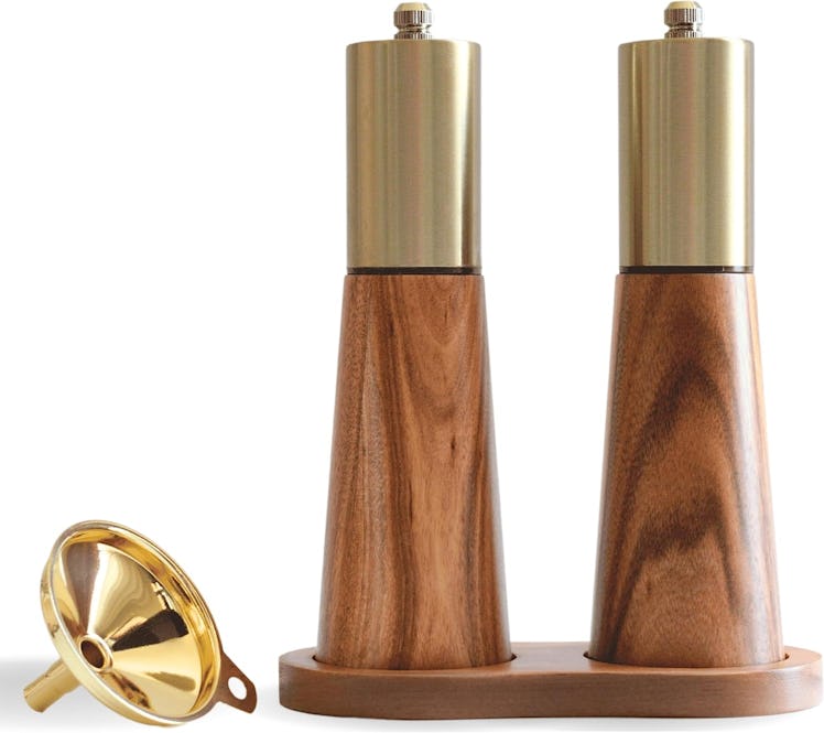 KOCHIRAKOSA Gold Salt & Pepper Grinder Mill Set