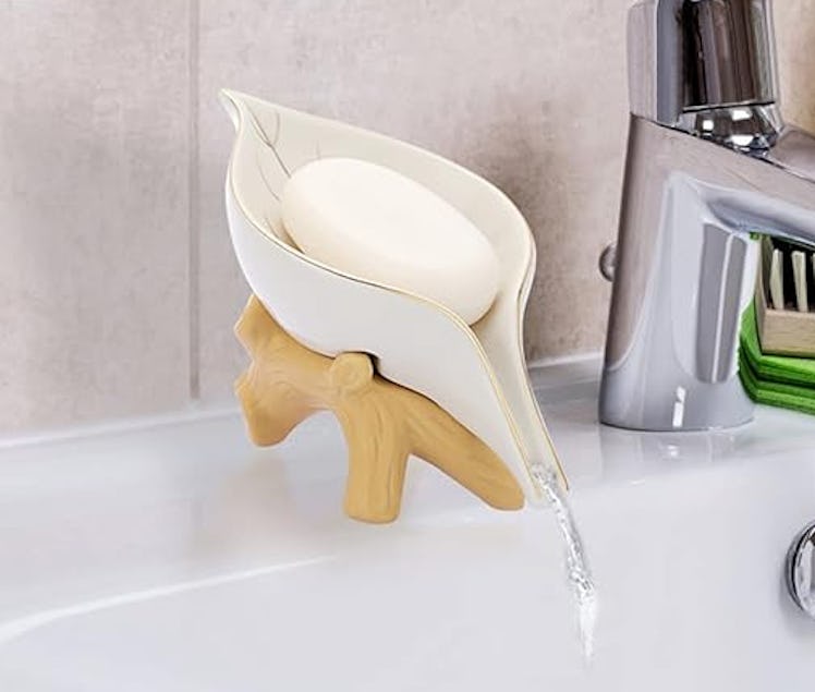 JUXYES Ceramic Soap Dish Holder