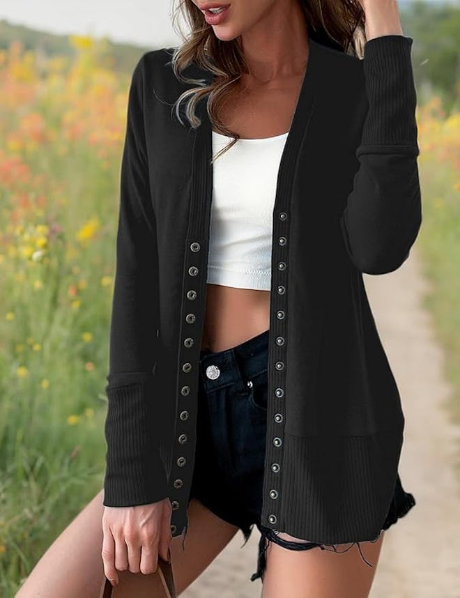 VERABENDI Snap Cardigan