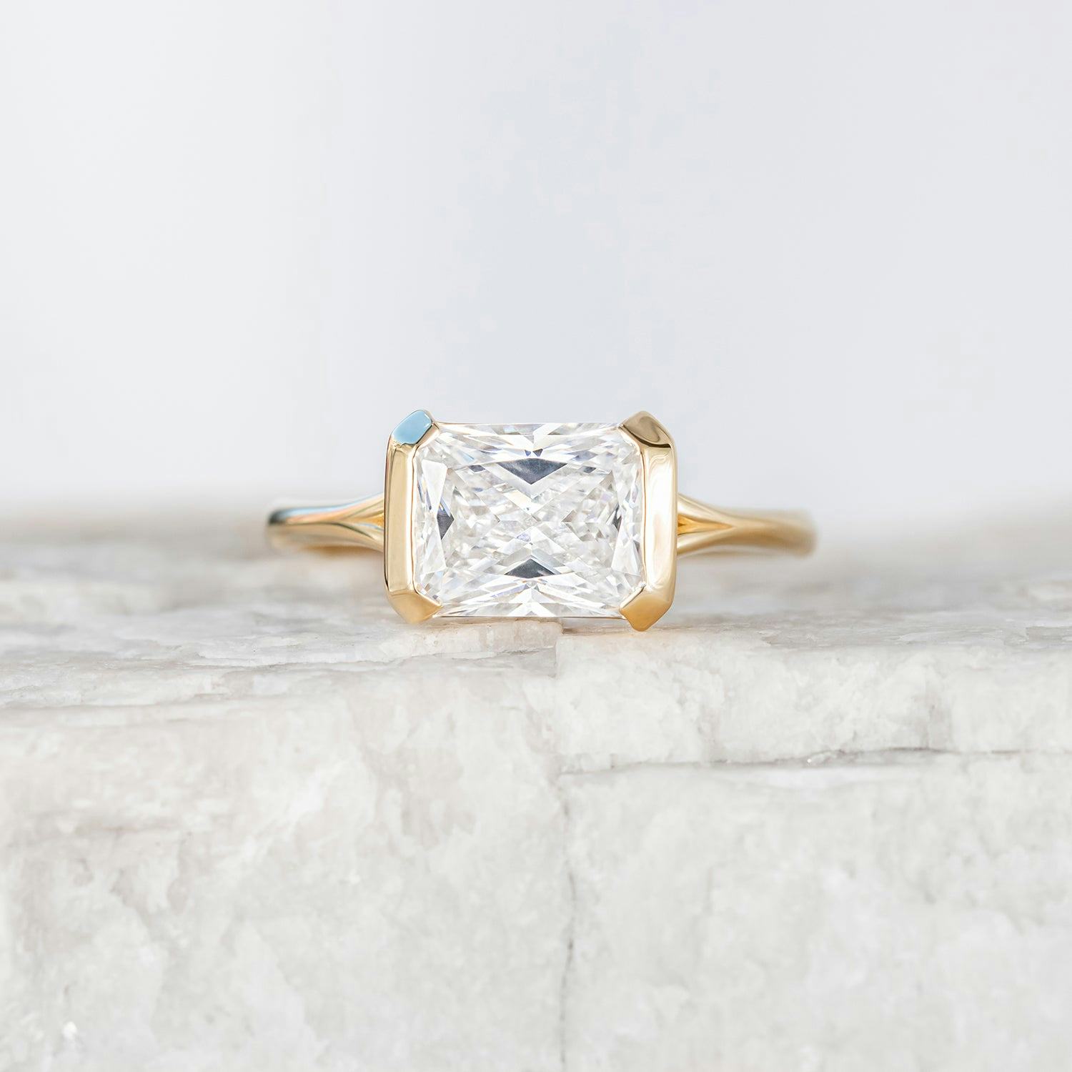 Frankie Half Bezel Ring