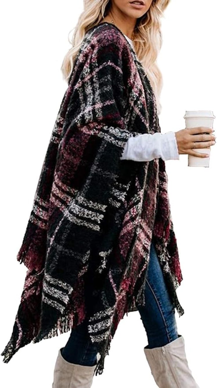 Bestshe Open Front Poncho 