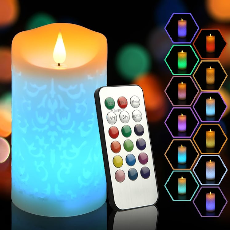  NICEME LED Multicolored Flameless Candle 