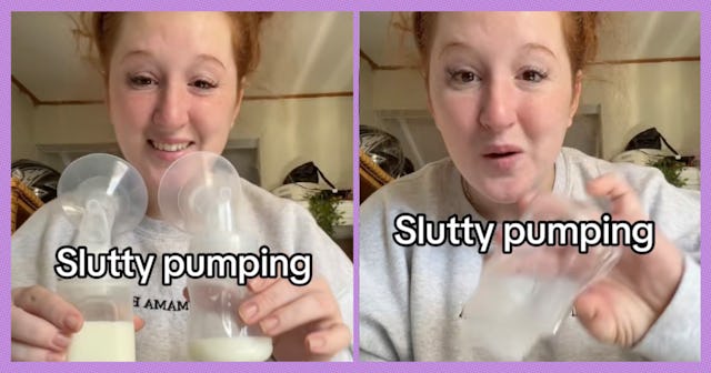 This mom is going viral for her breast pumping hack: slutty pumping!