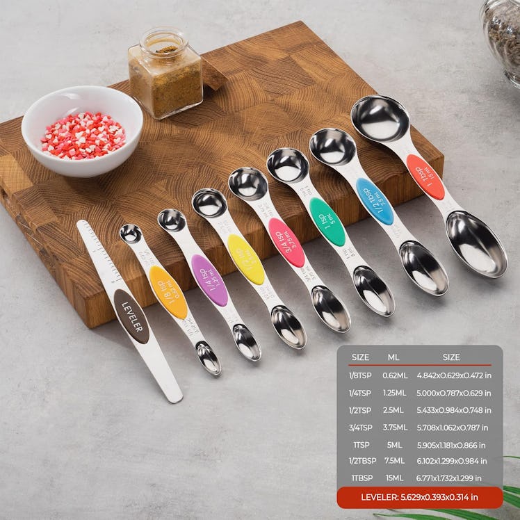 CH1EF Magnetic Measuring Spoons (Set of 8)