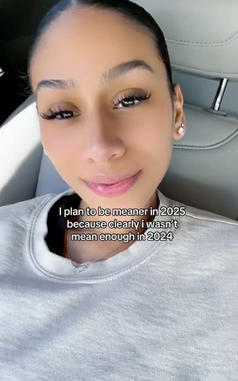 Being meaner in 2025.