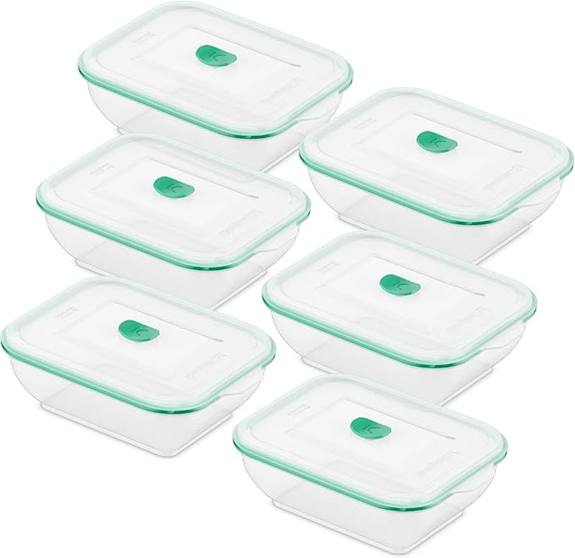 Collapse-it Silicone Food Storage Containers, 6-Piece Set