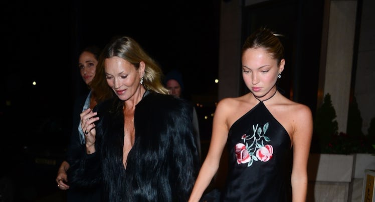 Kate and Lila Moss in London, January 16, 2025.