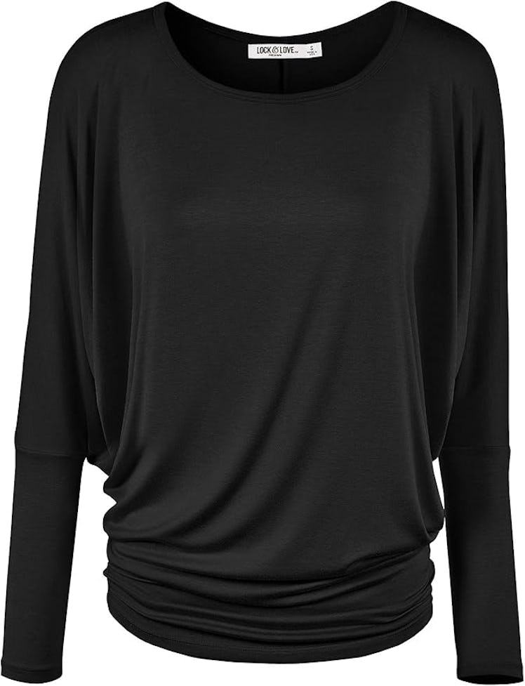 Lock And Love Long Sleeve Dolman Top