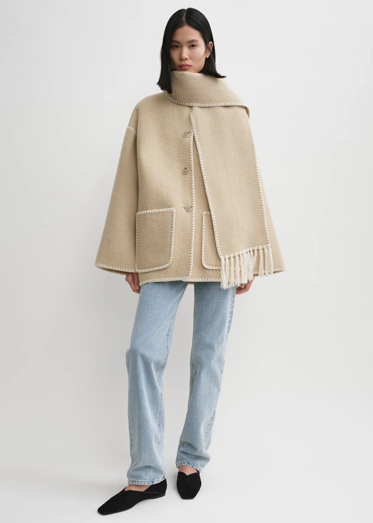 【MAISON SPECIAL】 Winter Scarf Tent Coat The Scarf Coat Is Shaping Up To Be Winter's Biggest