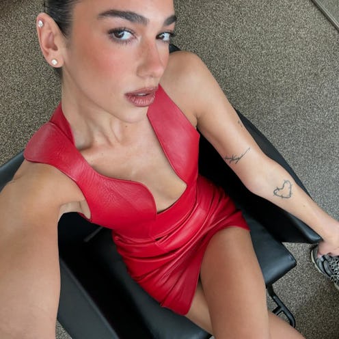 Dua Lipa soft glam makeup