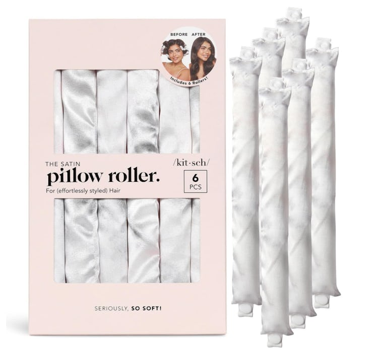 Kitsch Satin Pillow Hair Rollers (6 Pieces)