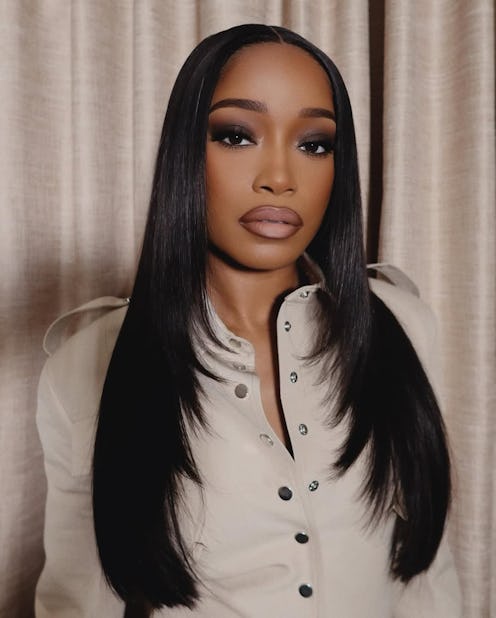 Keke Palmer sleek hair