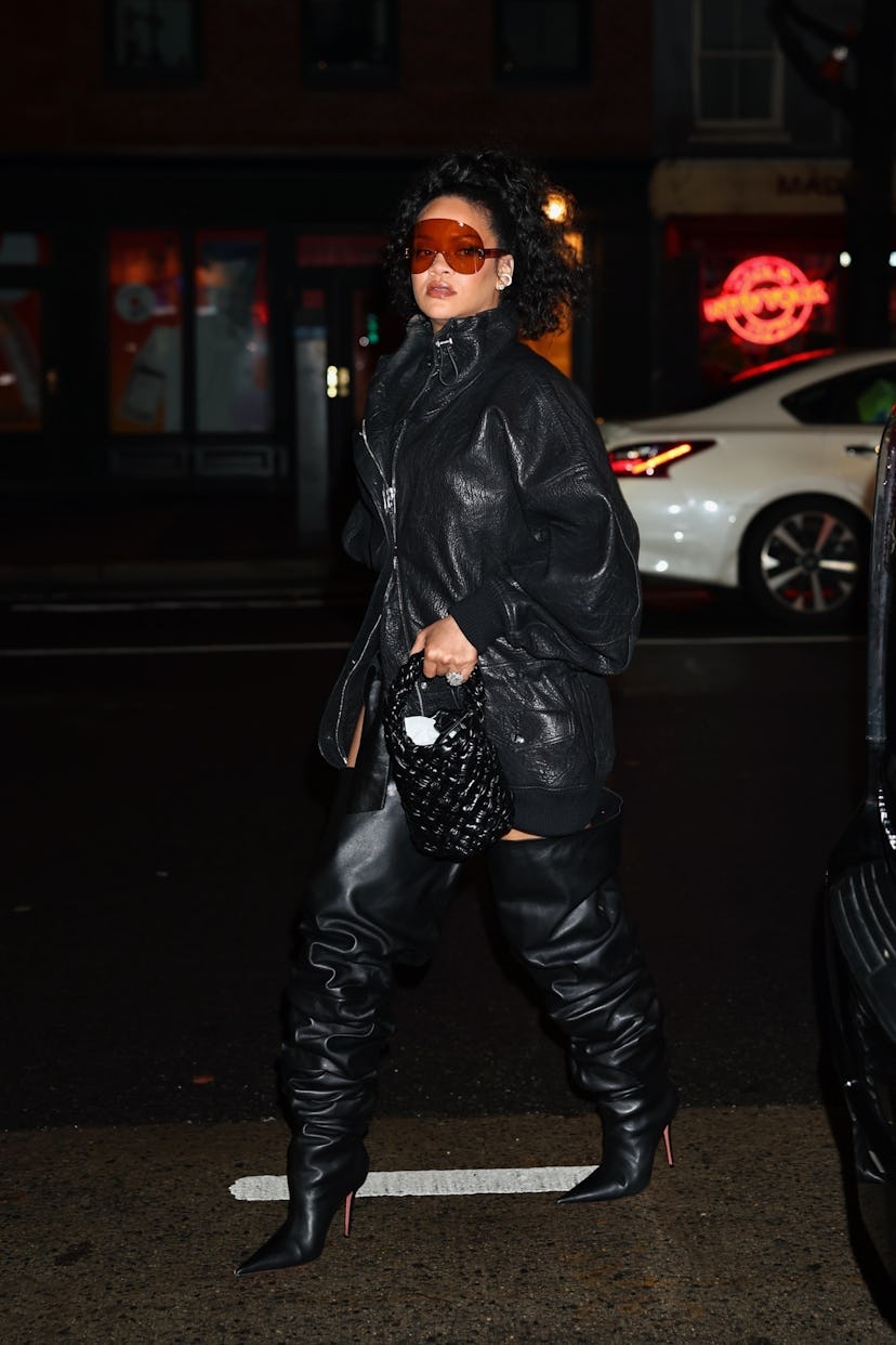 Rihanna in New York City, December 31, 2024.