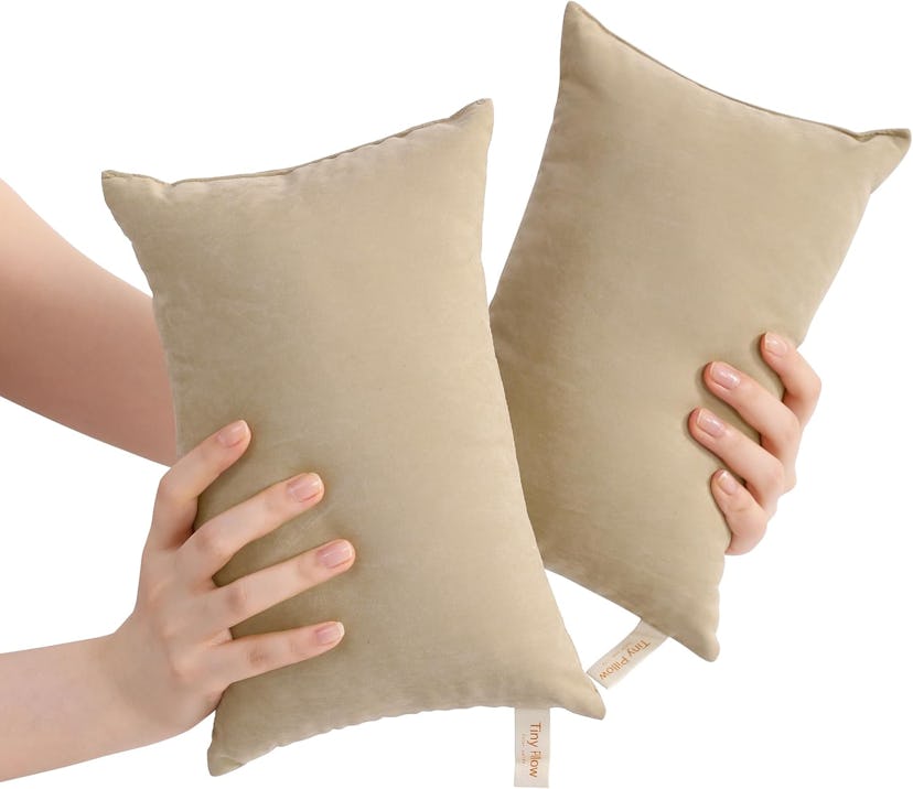 BEDSUM Mini Travel Pillows (2-Pack)