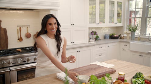 Meghan Markle on With Love, Meghan, her new Netflix show. Photo via Netflix