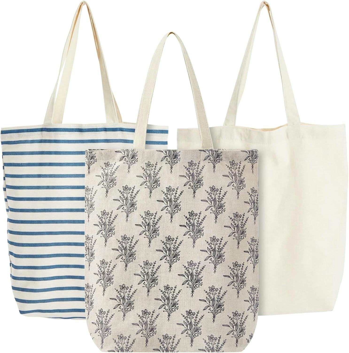 Juvale Reusable Totes (3-Pack)