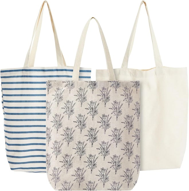 Juvale Reusable Totes (3-Pack)