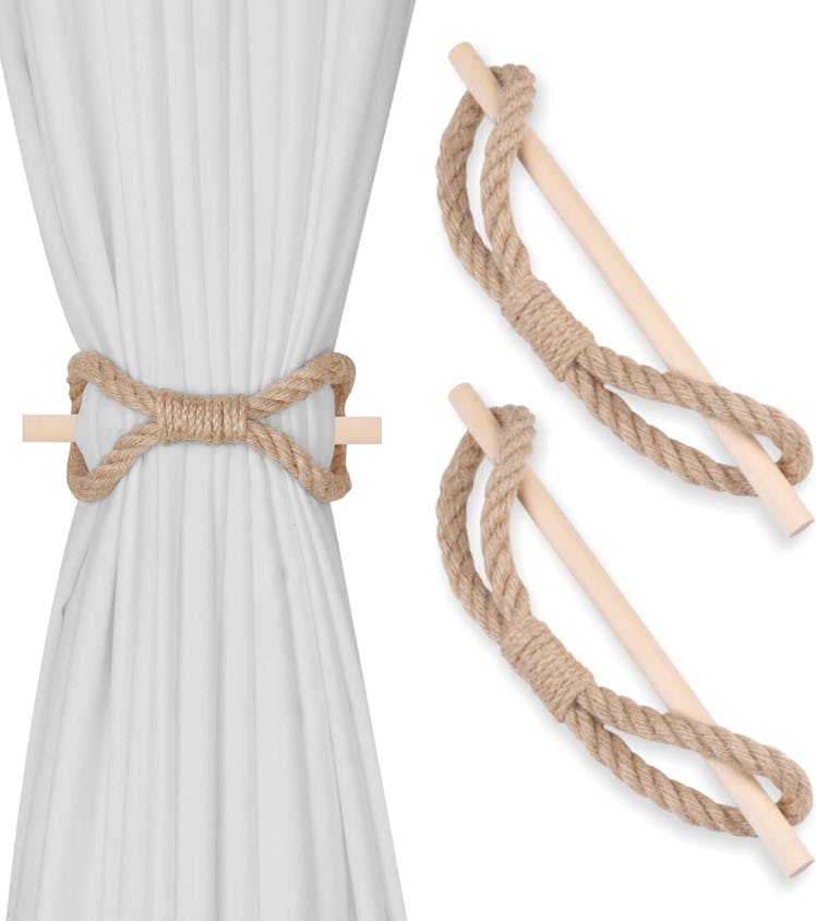 OCIOLI Hemp Rope Curtain Tiebacks