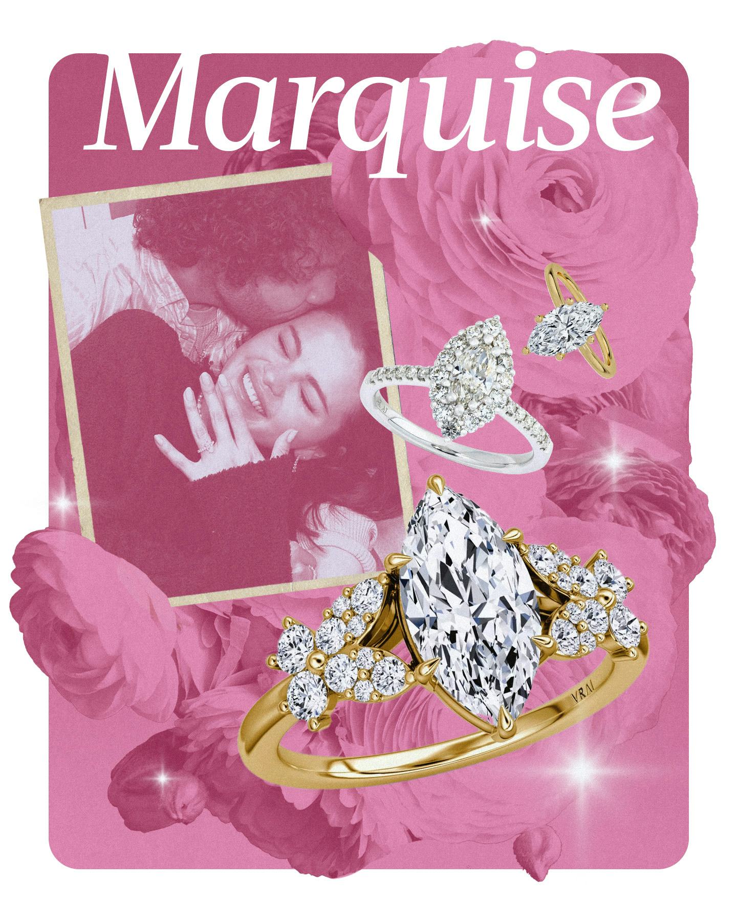 2025 engagement ring trend: marquise.
