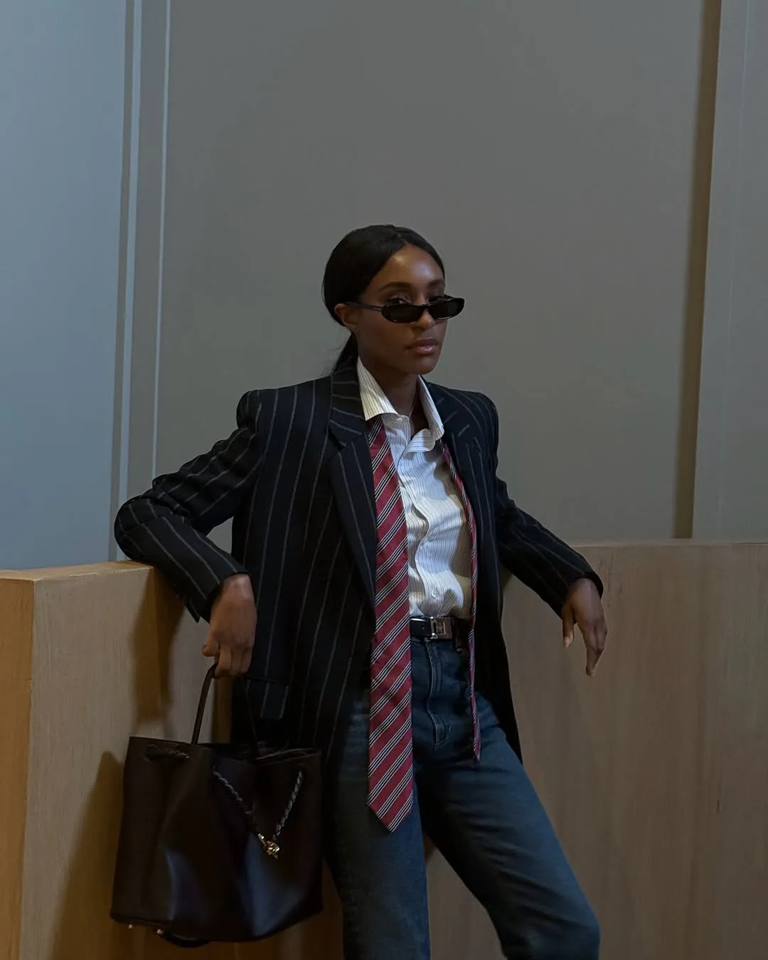 black tie blue jeans attire