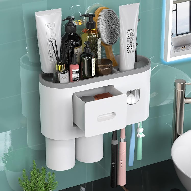 showgoca Wall-Mounted Toothbrush Holder