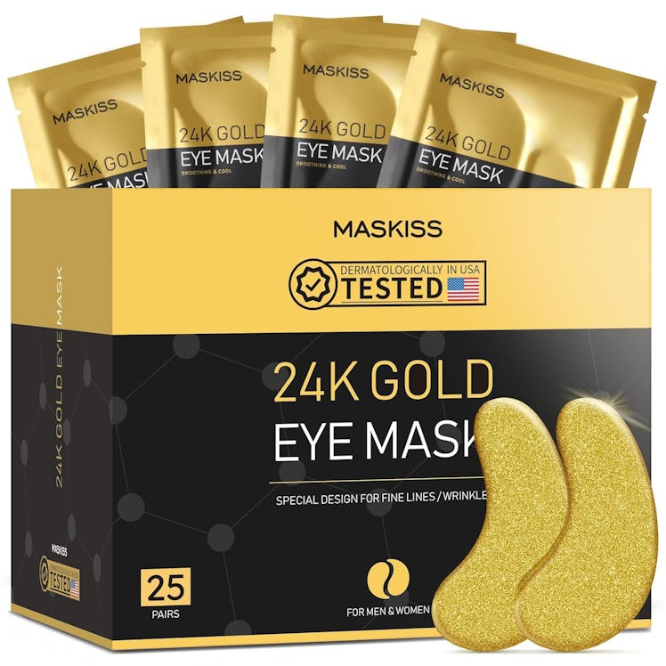 Maskiss 24-Karat Gold Under-Eye Patches (25 Pairs)