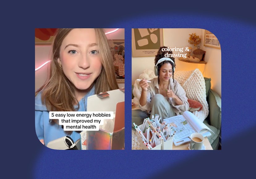 TikTok's "low-energy" hobbies are perfect for winter.
