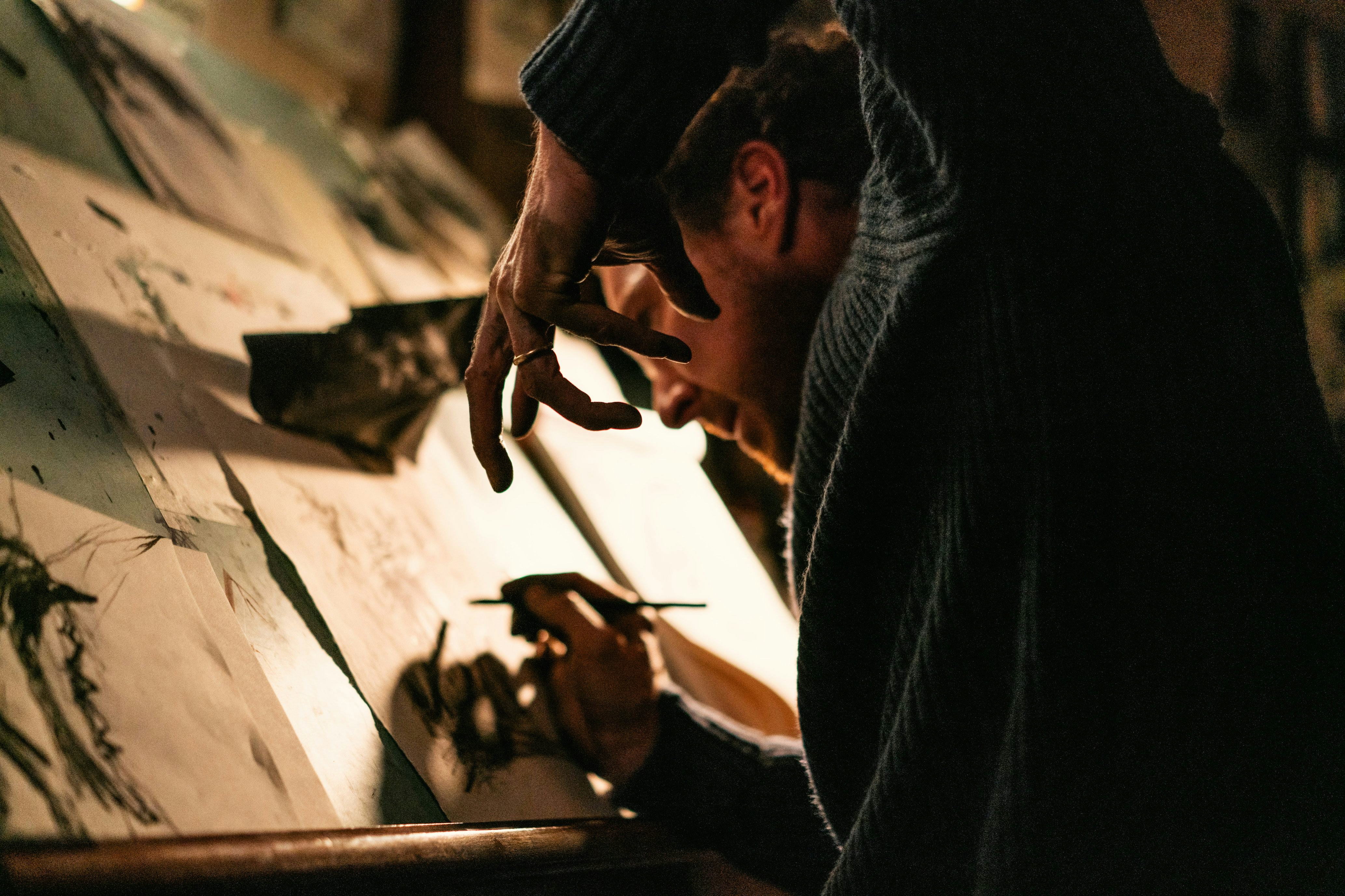 Benedict Cumberbatch in &lsquo;The Thing with the Feathers.'