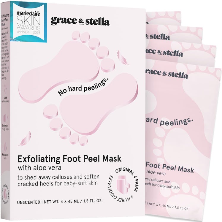 grace & stella Foot Peel Masks (4 Pairs)