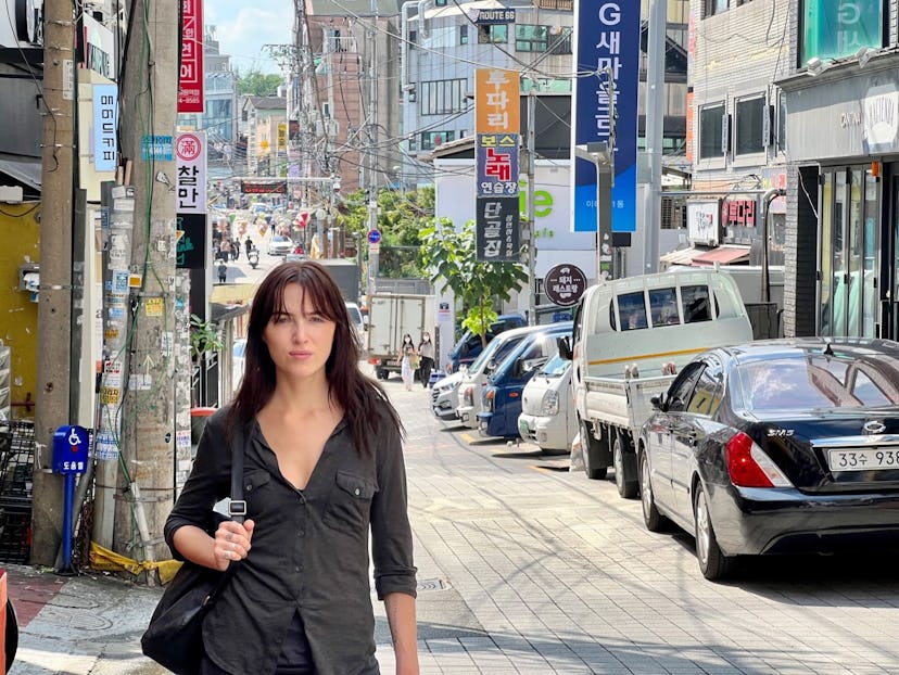 Phoebe Dynevor, who played Daphne in Bridgerton, in the new movie Inheritance.