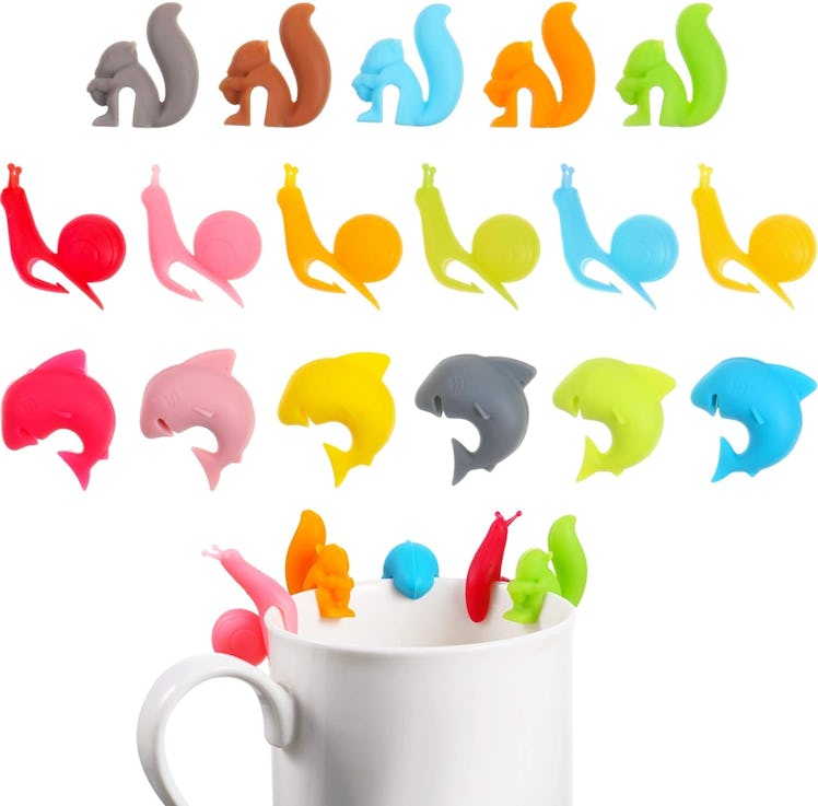 Boao Silicone Tea Bag Holders (36 Pieces)