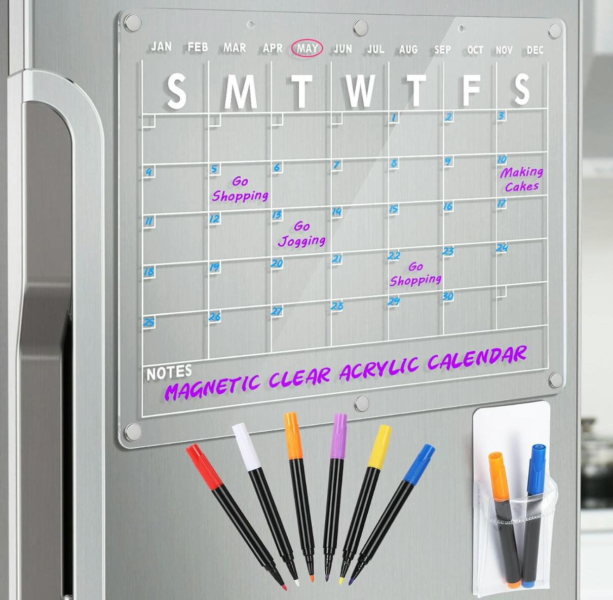 Suneerplay Acrylic Magnetic Dry Erase Board