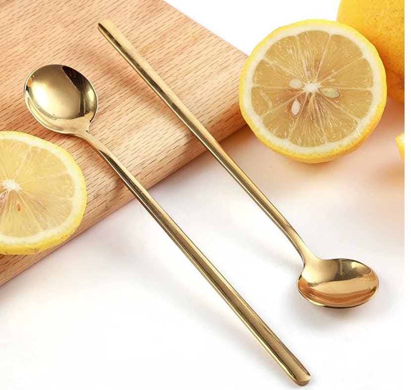 GENRICE Gold Coffee Spoons (4-Pack)